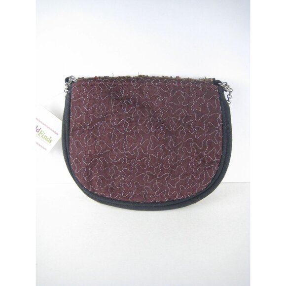 NEW World Finds Handmade Fair Trade Small Crossbody Sequin Purse Chain Strap Bag - Picture 8 of 16